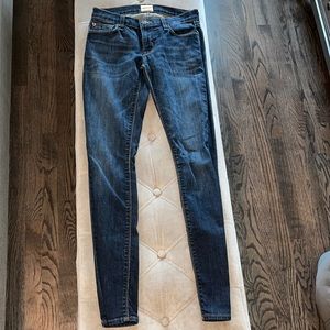 Hudson size 24 low rise skinny jeans